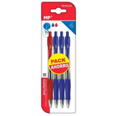 Bolígrafo Punta 1.0mm 4pcs