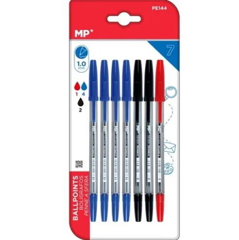 Bolígrafo Punta 1.0mm 7pcs