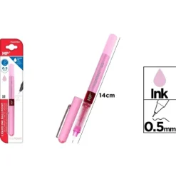 Bolígrafo Tinta Líquida Punta Aguja Rosa
