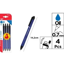 Bolígrafo Tinte Aceite 0.7mm Azul