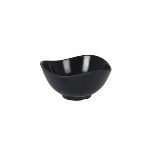 Bol Redondo 12x6cm Antracita Melamina Brillo La Med