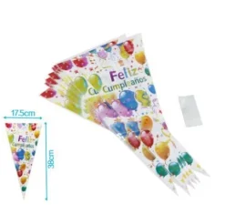 Bolsa Caramelo Globos 38CM