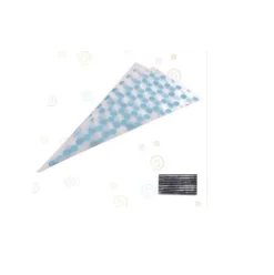 Bolsa Caramelo Topos Azul 38CM