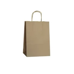 Bolsa Papel Kraft 20+8x24cm