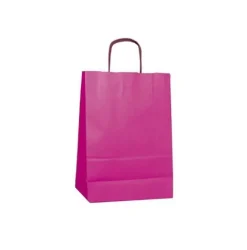 Bolsa Papel Rosa Fucsia 32+12x40cm