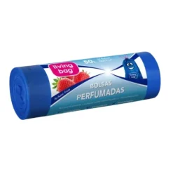 Bolsas de Basura Perfumada Fresa 50L Azul