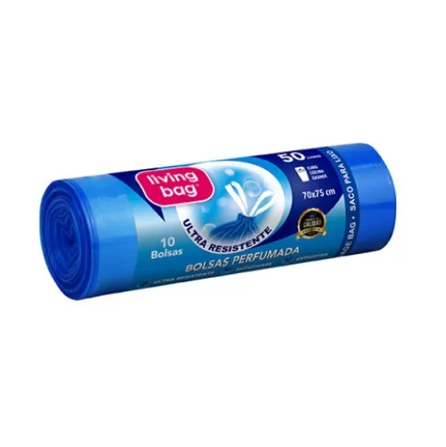 Bolsas de Basura Perfumada Ultra Resistente 50L Azul