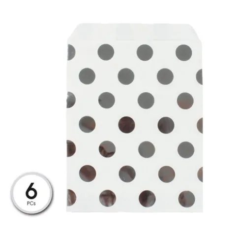 Bolsas Papel Lunar Plata 6pcs