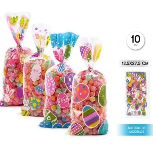 Bolsas Para Chuches Pascua 10pcs