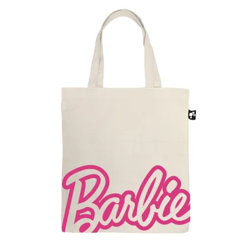 Bolsa Tipo Shopping de Algodón Barbie