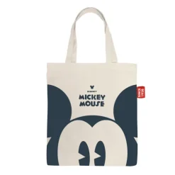 Bolsa Tipo Shopping de Algodón Mickey