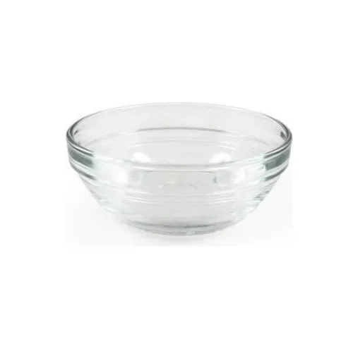 Bol Vidrio Apilable Transparente 125cc