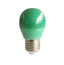 Bombilla G45 E27 3.5W Verde