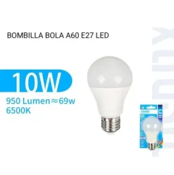 Bombilla Led A60 Bola Luz Fría