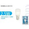 Bombilla Led E14 2.5W