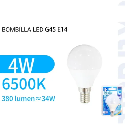 Bombilla Led G45 Bola Luz Fría