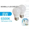 Bombilla Led G45 Luz Fría 2PCS