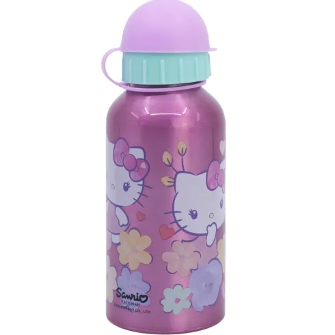 Botella Aluminio 400 ML Hello Kitty