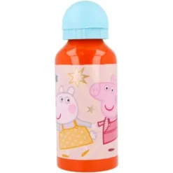 Botella Aluminio 400 ML Peppa Pig Kindness