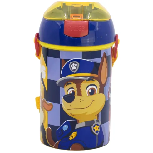 Botella Pop Up 450 ML Paw Patrol Boy Rescue Pups