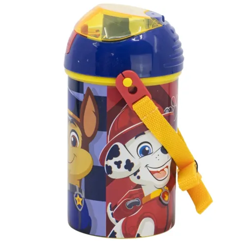 Botella Pop Up 450 ML Paw Patrol Boy Rescue Pups