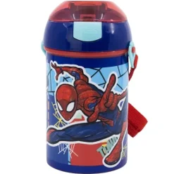 Botella Pop Up 450 ML Spiderman Mob Rules