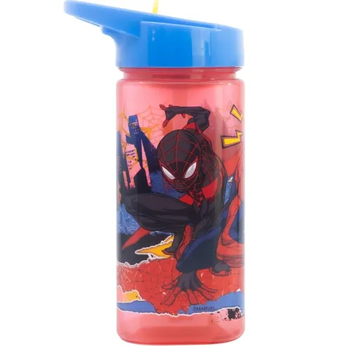 Botella Square 530 ML Spiderman Moving Target