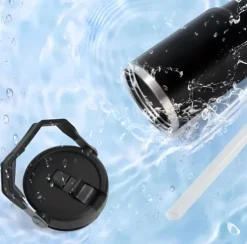 Botella Térmica de Acero Inoxidable con Asa – Mantiene Frío y Calor