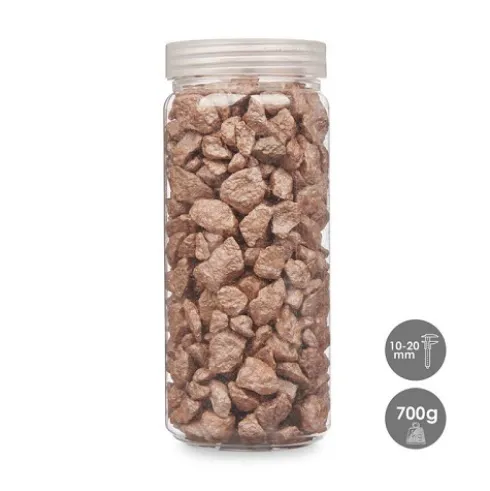 Bote Piedra Decorativa 700G Metalizada 10-20mm