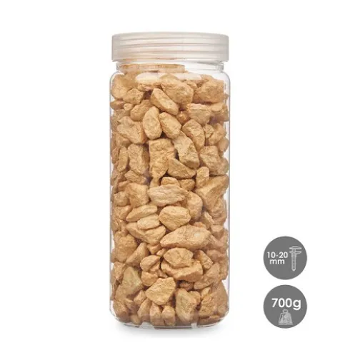 Bote Piedra Decorativa 700G Metalizada 10-20mm