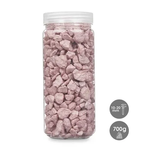 Bote Piedra Decorativa 700G Metalizada 10-20mm