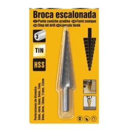 Broca Escalonada 3MM-12MM