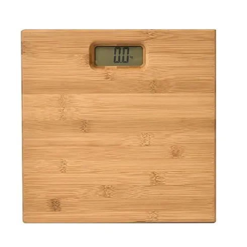 Báscula Baño Electrónica Bambú