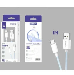 Cable USB-A a USB-C 1M 3A Azul