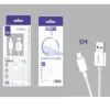 Cable USB-A a USB-C 1M 3A Blanco
