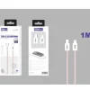 Cable USB-C a Lightning Braided 1M 35W Rosa