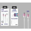 Cable USB-C a Lightning Gradient 1M 30W Rosa