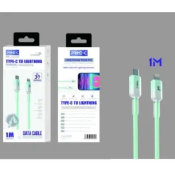 Cable USB-C a Lightning Gradient 1M 30W Verde