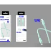 Cable USB-C a Lightning PVC 1M 35W Azul