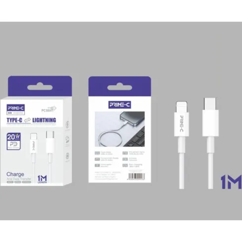 Cable USB-C a Lightning 20W Blanco