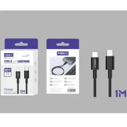 Cable USB-C a Lightning 20W Negro
