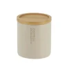 Caja Algodón Poliresina Bambú Beige