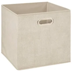 Caja de Almacenaje Jaspeado Beige 31x31cm