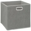 Caja de Almacenaje Jaspeado Gris Claro 31x31cm