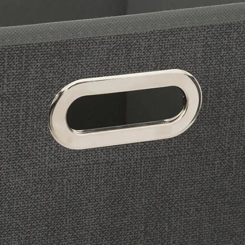 Caja de Almacenaje Jaspeado Gris Oscuro 31x15cm