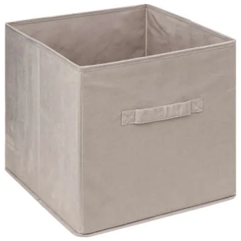 Caja de Almacenaje Terciopelo Lino 31x31cm