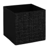 Caja de Almacenamiento Tweed Negro 31x31cm