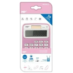 Calculadora Solar y Pilas Rosa
