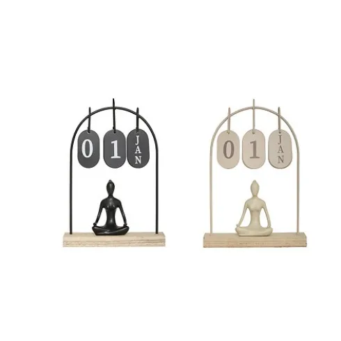 Calendario Decorativo «Yogi» Metal