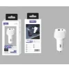 Cargador de Coche Doble USB PD 30W y QC 18W Blanco